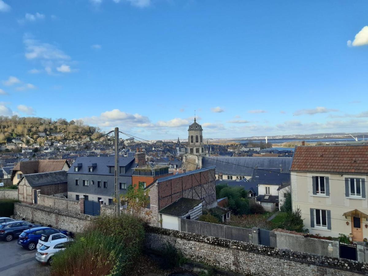 Vue Sur Seine Et Honfleur Appartamento Esterno foto